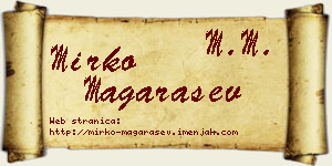 Mirko Magarašev vizit kartica